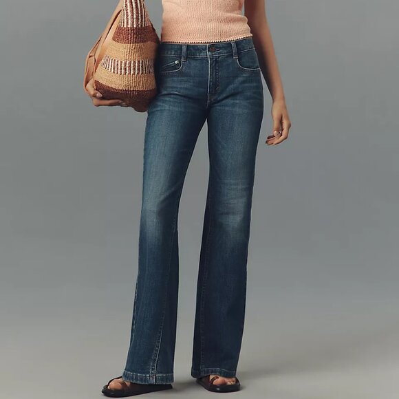 Odyn Denim - ODYN VINTAGE 90s/Y2K LOW-RISE BOOT CUT JEANS SCANDINAVIAN STRETCH DENIM sz 28